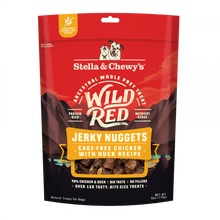 Load image into Gallery viewer, Stella &amp; Chewy&#39;s Wild Red Jerky Nuggets Dog Treats Chicken &amp; Duck Recipe