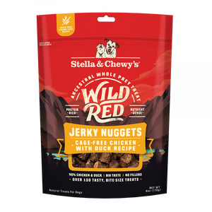 Stella & Chewy's Wild Red Jerky Nuggets Dog Treats Chicken & Duck Recipe