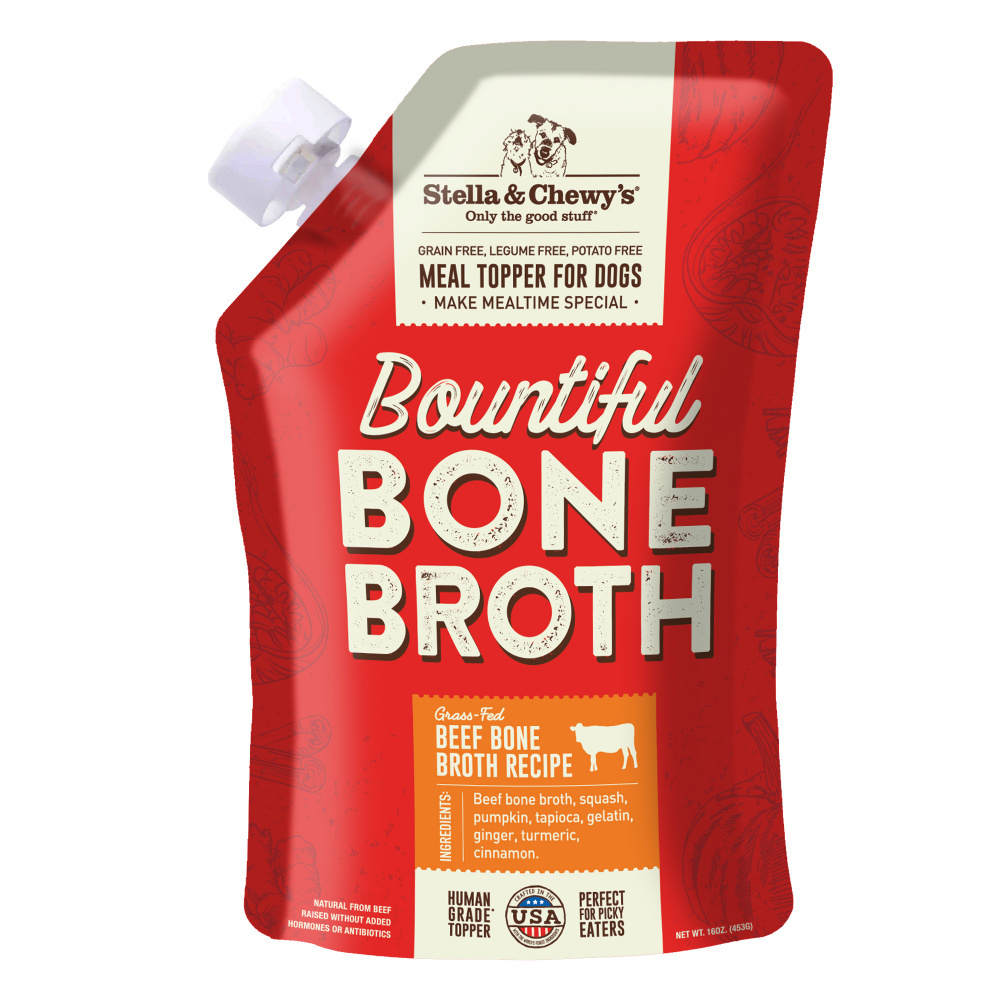 
                  
                    Stella & Chewy's Bountiful Bone Broth Grass-Fed Beef Recipe Meal Topper for Dogs
                  
                