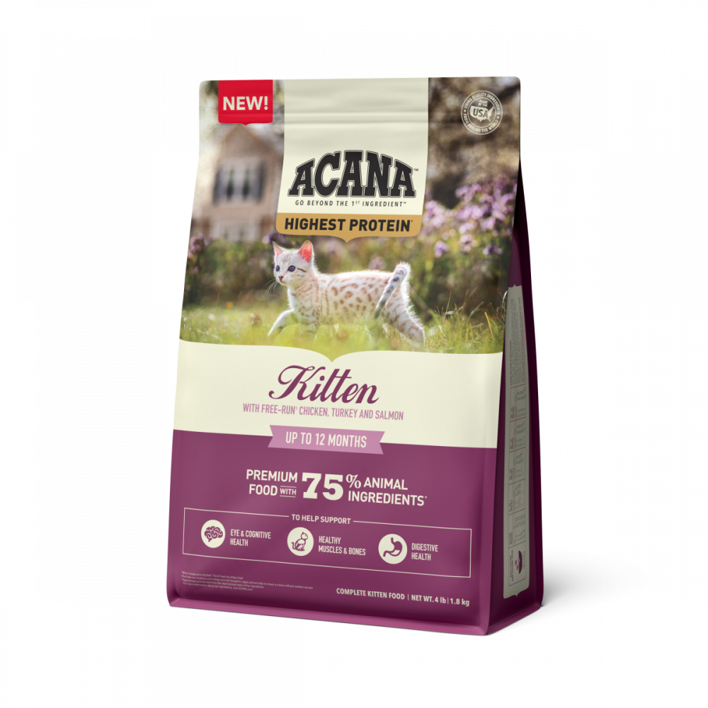 
                  
                    ACANA Highest Protein Dry Food for Kittens
                  
                