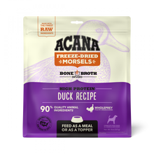 Load image into Gallery viewer, ACANA Freeze Dried Dog Food &amp; Topper, Grain Free, High Protein,  Fresh &amp; Raw Animal Ingredients, Duck Recipe, Morsels