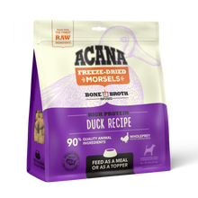 Load image into Gallery viewer, ACANA Freeze Dried Dog Food &amp; Topper, Grain Free, High Protein,  Fresh &amp; Raw Animal Ingredients, Duck Recipe, Morsels