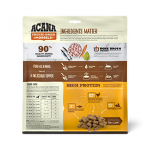 Load image into Gallery viewer, ACANA Freeze Dried Dog Food &amp; Topper, Grain Free, High Protein,  Fresh &amp; Raw Animal Ingredients, Free Run Chicken Recipe, Morsels