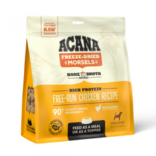 Load image into Gallery viewer, ACANA Freeze Dried Dog Food &amp; Topper, Grain Free, High Protein,  Fresh &amp; Raw Animal Ingredients, Free Run Chicken Recipe, Morsels