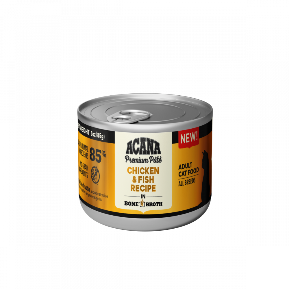 Acana Premium Pt Canned Cat Food Chicken & Fish