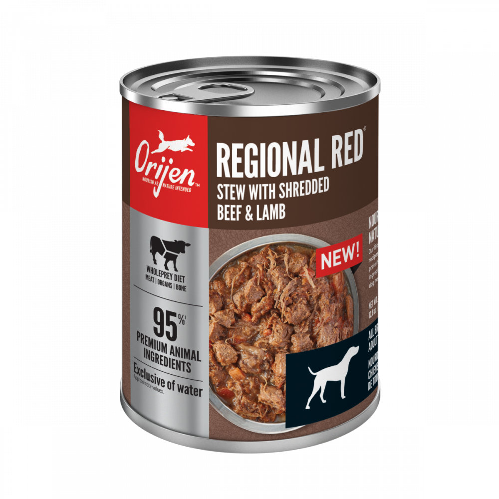 
                  
                    ORIJEN Real Meat Shreds, Grain-free, Regional Stew,  Premium Wet Dog Food
                  
                