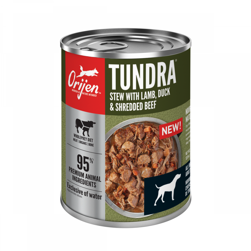 
                  
                    ORIJEN Tundra Stew Wet Dog Food
                  
                