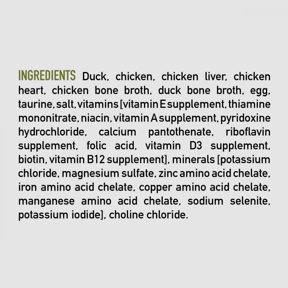 
                  
                    ORIJEN Duck & Chicken Entree in Bone Broth
                  
                