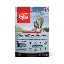 Load image into Gallery viewer, ORIJEN Dry Senior Cat Food Grain Free Premium High Protein Fresh &amp; Raw Animal Ingredient Guardian Senior