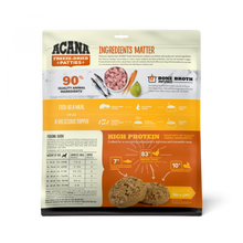 Load image into Gallery viewer, ACANA Freeze Dried Dog Food &amp; Topper, Grain Free, High Protein,  Fresh &amp; Raw Animal Ingredients, Free-Run Turkey Recipe, Patties