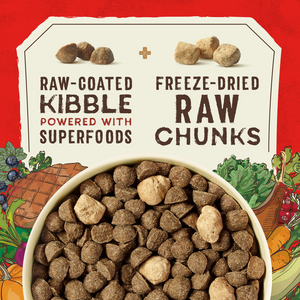 Stella & Chewy's SuperBlends Raw Blend Wholesome Grains Grass Fed Beef & Beef Liver & Lamb Recipe with Superfoods