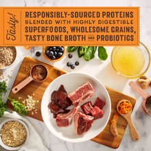 Load image into Gallery viewer, Stella &amp; Chewy&#39;s SuperBlends Raw Blend Wholesome Grains Grass Fed Beef &amp; Beef Liver &amp; Lamb Recipe with Superfoods