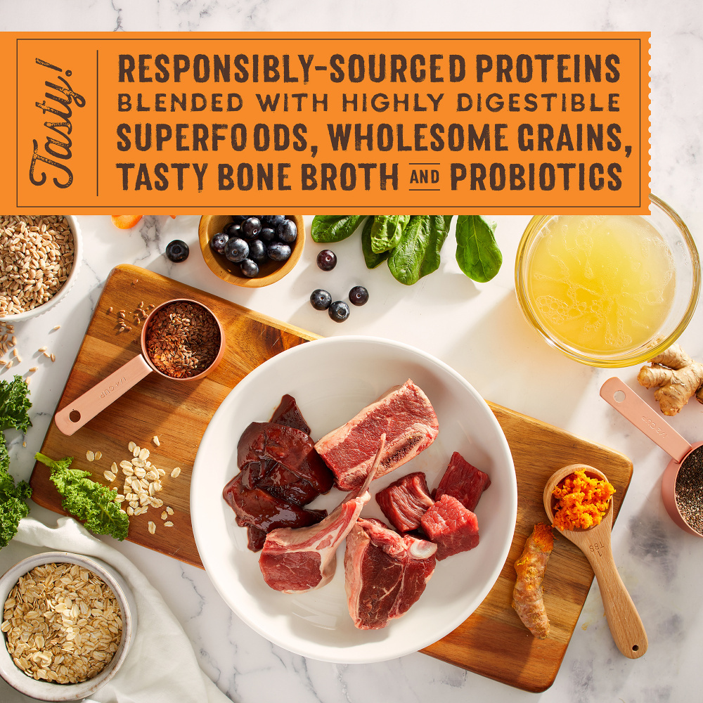 
                  
                    Stella & Chewy's SuperBlends Raw Blend Wholesome Grains Grass Fed Beef & Beef Liver & Lamb Recipe with Superfoods
                  
                