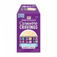 Load image into Gallery viewer, Stella &amp; Chewy&#39;s Carnivore Cravings Purrfect Pate Variety Pack Canned Cat Food