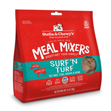 Load image into Gallery viewer, Stella &amp; Chewys Freeze Dried Grain Free Raw Surf &amp; Turf Meal Protein Rich Mixer Dog Food Topper for Small &amp; Large Breeds