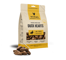 Load image into Gallery viewer, Vital Essentials Freeze Dried Raw Duck Hearts Dog Treats