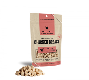 Vital Essentials Freeze Dried Raw Chicken Breast Cat Treats