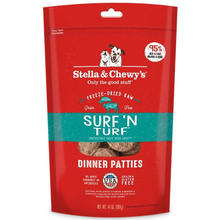 Load image into Gallery viewer, Stella &amp; Chewy&#39;s Surf &#39;N Turf Grain Free Dinner Patties Freeze Dried Raw Dog Food