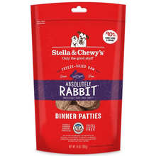 Load image into Gallery viewer, Stella &amp; Chewy&#39;s Absolutely Rabbit Grain Free Dinner Patties Freeze Dried Raw Dog Food