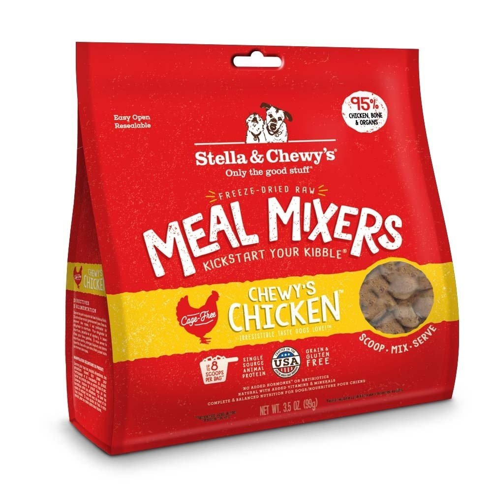 
                  
                    Stella & Chewy's Freeze Dried Raw Chewy's Chicken Meal Mixers Grain Free Dog Food Topper
                  
                