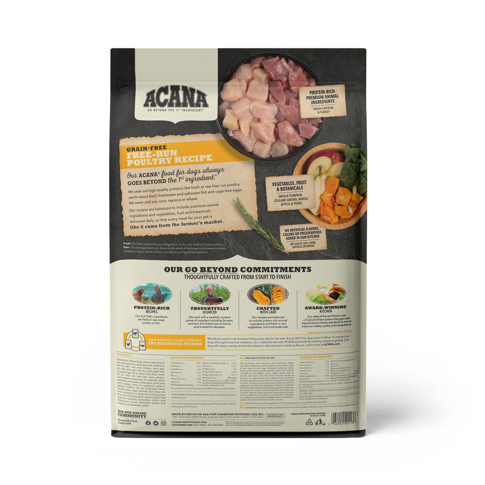 
                  
                    ACANA Free-Run Poultry Recipe Dry Dog Food
                  
                