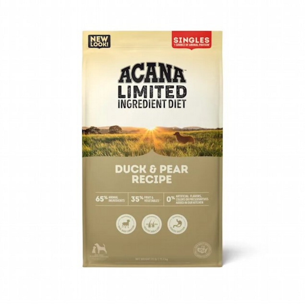 
                  
                    ACANA Singles Limited Ingredient Dry Dog Food Duck & Pear Recipe
                  
                