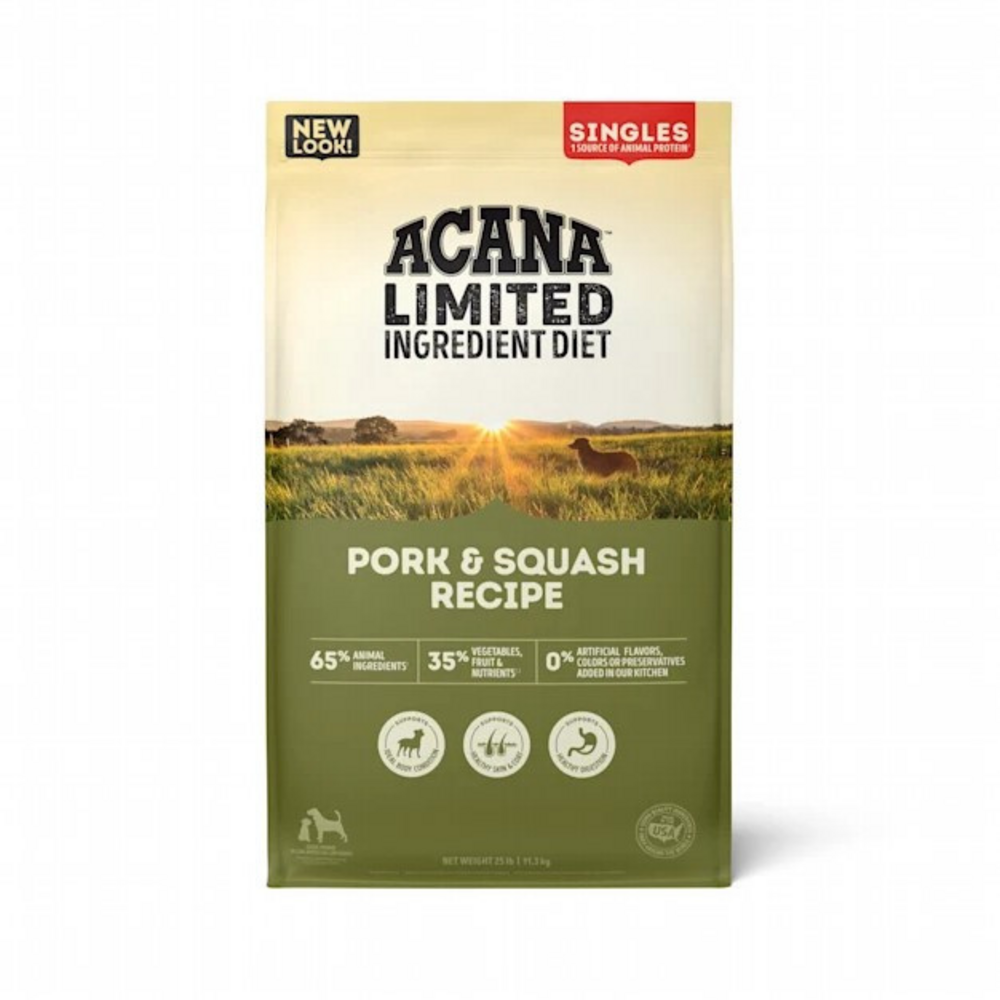 
                  
                    ACANA Singles Limited Ingredient Grain Free High Protein Pork & Squash Recipe Dry Dog Food
                  
                