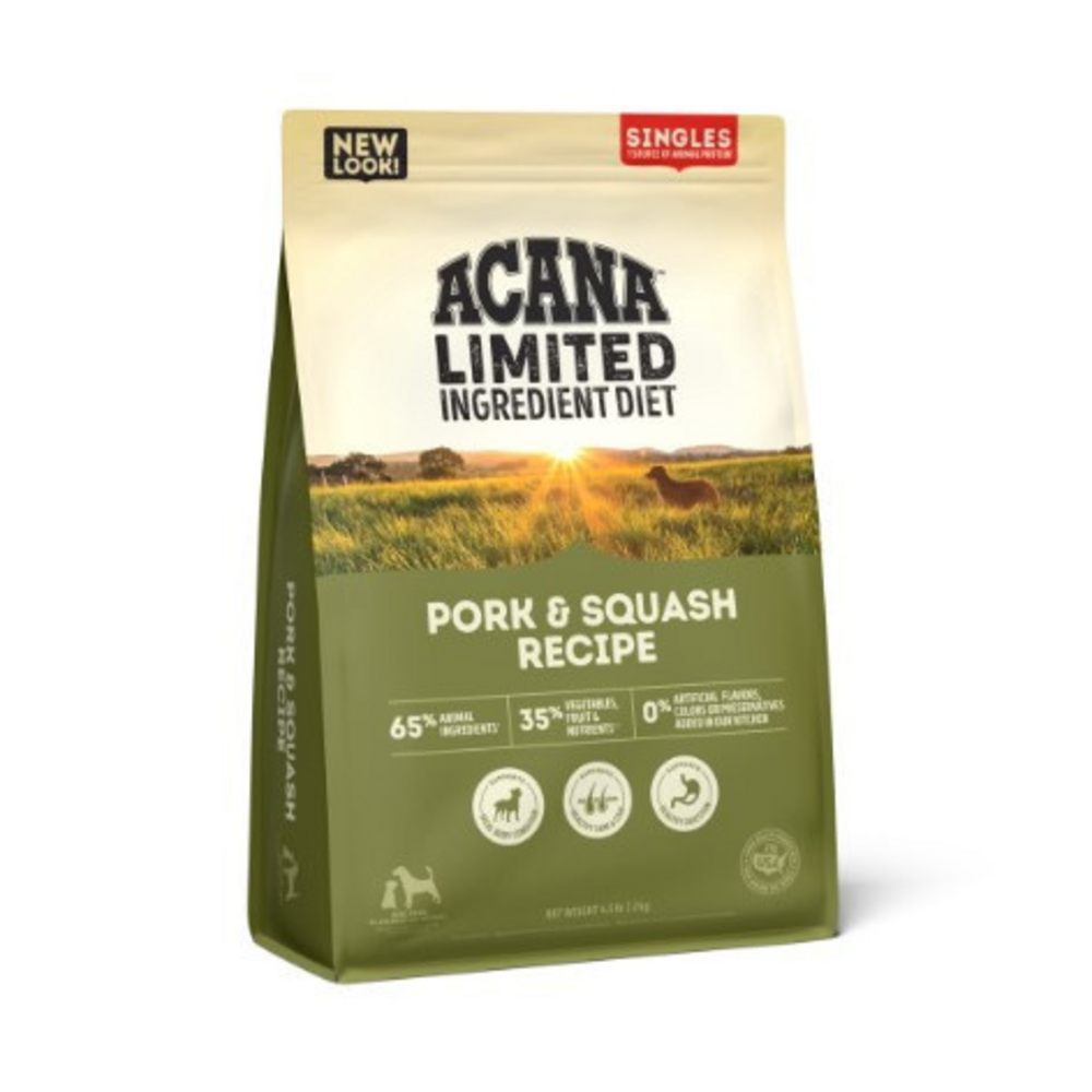 
                  
                    ACANA Singles Limited Ingredient Grain Free High Protein Pork & Squash Recipe Dry Dog Food
                  
                