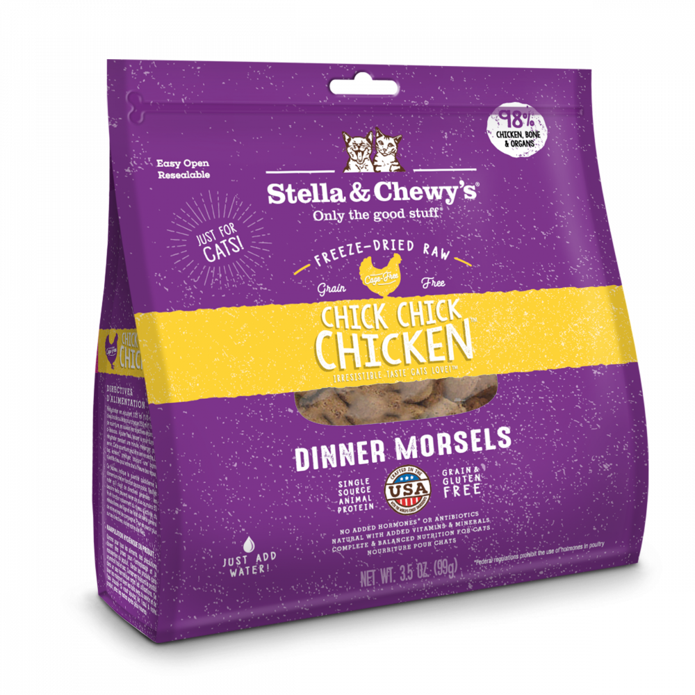 
                  
                    Stella & Chewy's Grain Free Chick Chick Chicken Dinner Morsels Freeze Dried Raw Cat Food
                  
                