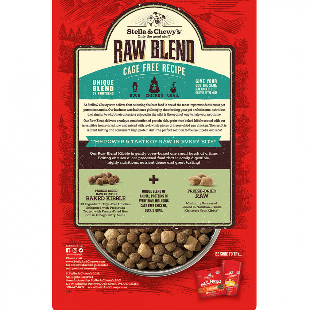 
                  
                    Stella & Chewy's Raw Blend Kibble Cage Free Recipe Dry Dog Food
                  
                