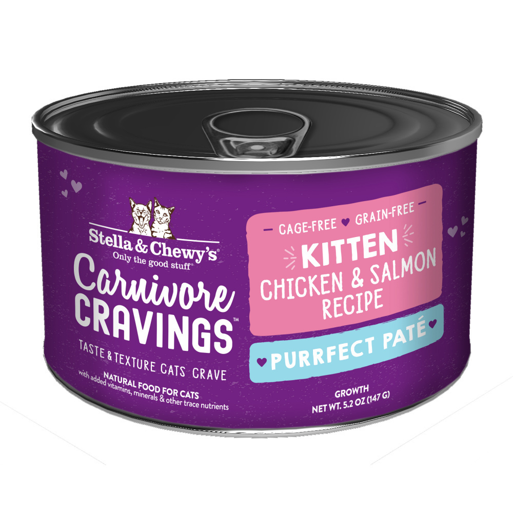 
                  
                    Stella & Chewys Carnivore Cravings Purrfect Chicken and Salmon Pate Can Kitten
                  
                