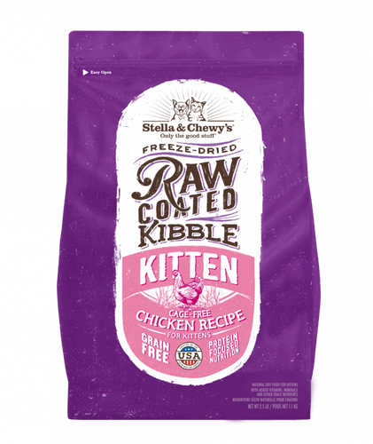 Stella and Chewys Raw Coated Premium Kibble Cat and Kitten Food