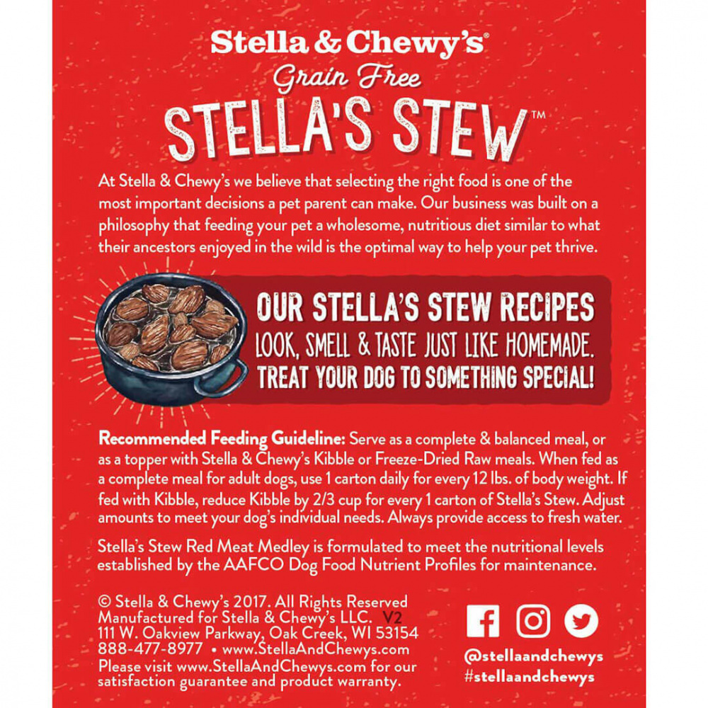 
                  
                    Stella & Chewy's Stella's Stew Red Meat Medley Recipe Food Topper for Dogs
                  
                