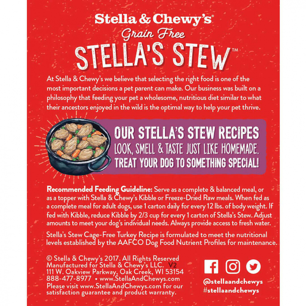 
                  
                    Stella & Chewy's Stella's Stew Cage Free Turkey Recipe Food Topper for Dogs
                  
                