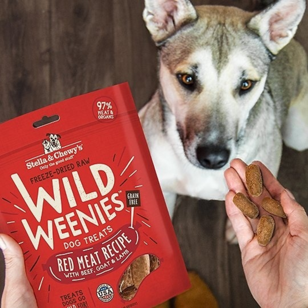 
                  
                    Stella & Chewy's Wild Weenies Grain Free Red Meat Recipe Freeze Dried Raw Dog Treats
                  
                