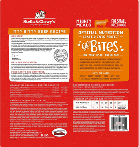 Stella & Chewy's Lil' Bites Itty Bitty Beef Recipe Freeze Dried Raw Small Breed Dog Food