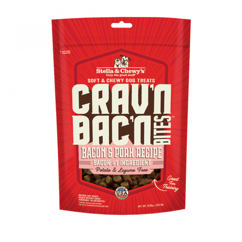 Stella & Chewy's Crav'n Bac'n Bites Bacon & Pork Recipe Dog Treats