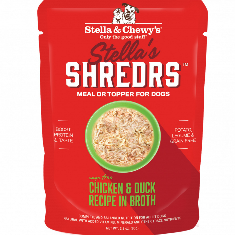 
                  
                    Stella & Chewys Stellas Shredrs Cage Free Chicken and Duck Recipe in Broth
                  
                