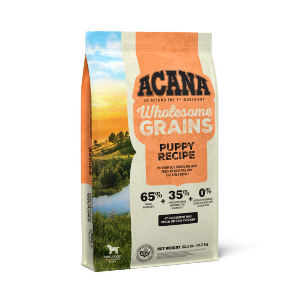 
                  
                    ACANA Wholesome Grains Real Chicken, Eggs and Turkey Puppy Recipe Dry Dog Food
                  
                