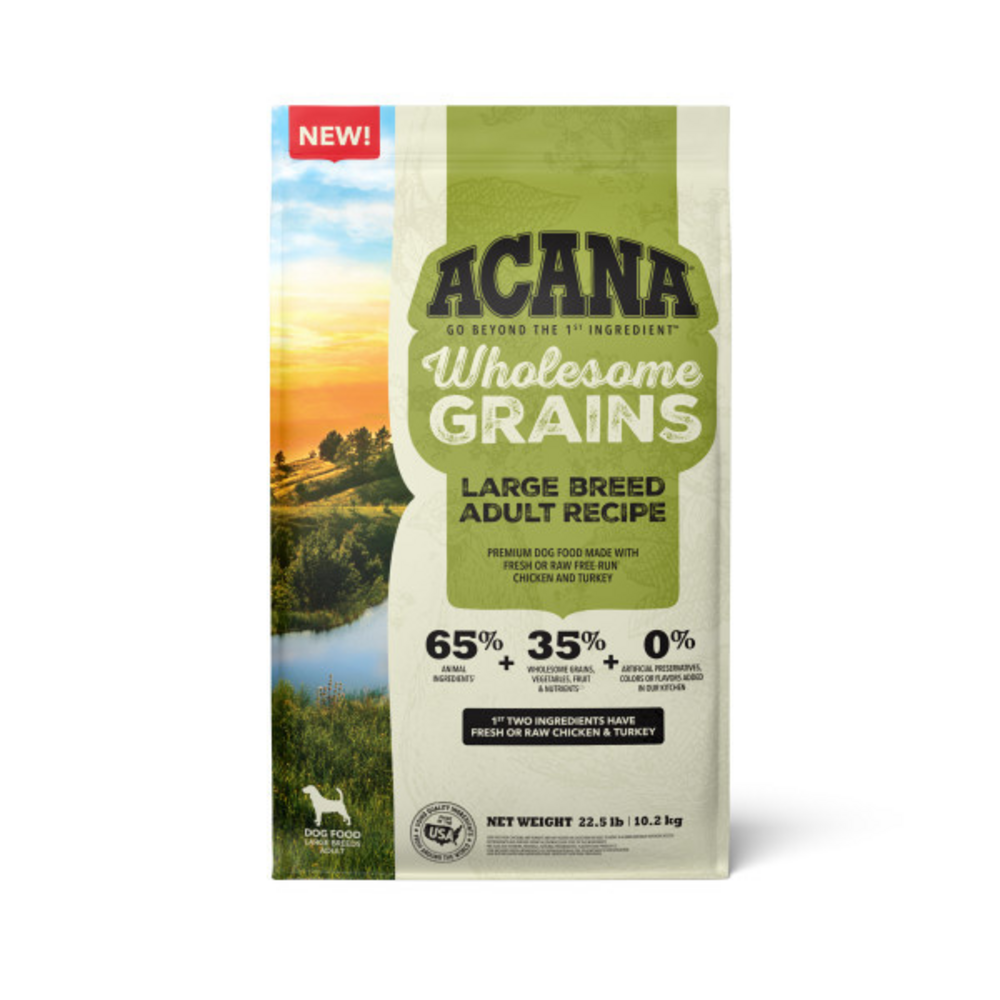 
                  
                    ACANA Wholesome Grains Large Breed Adult Recipe
                  
                