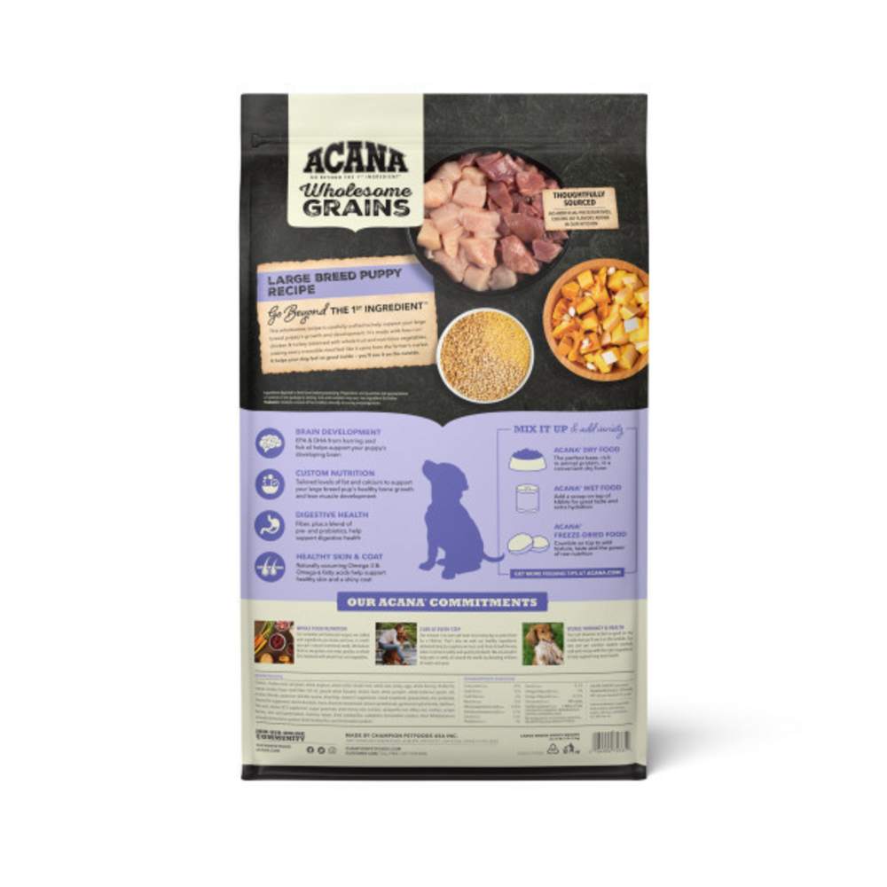 
                  
                    ACANA Wholesome Grains Puppy Large Breed Food
                  
                