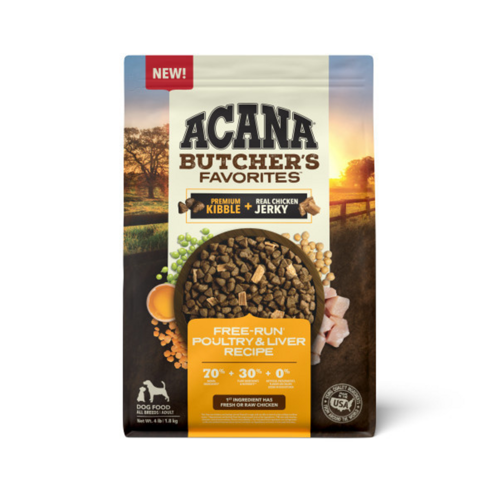 
                  
                    ACANA Butchers Favorites Free-Run Poultry and Liver Recipe Dry Dog Food
                  
                