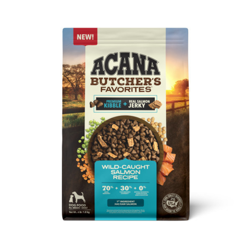 
                  
                    ACANA Butchers Favorites Wild Caught Salmon Recipe Dry Dog Food
                  
                