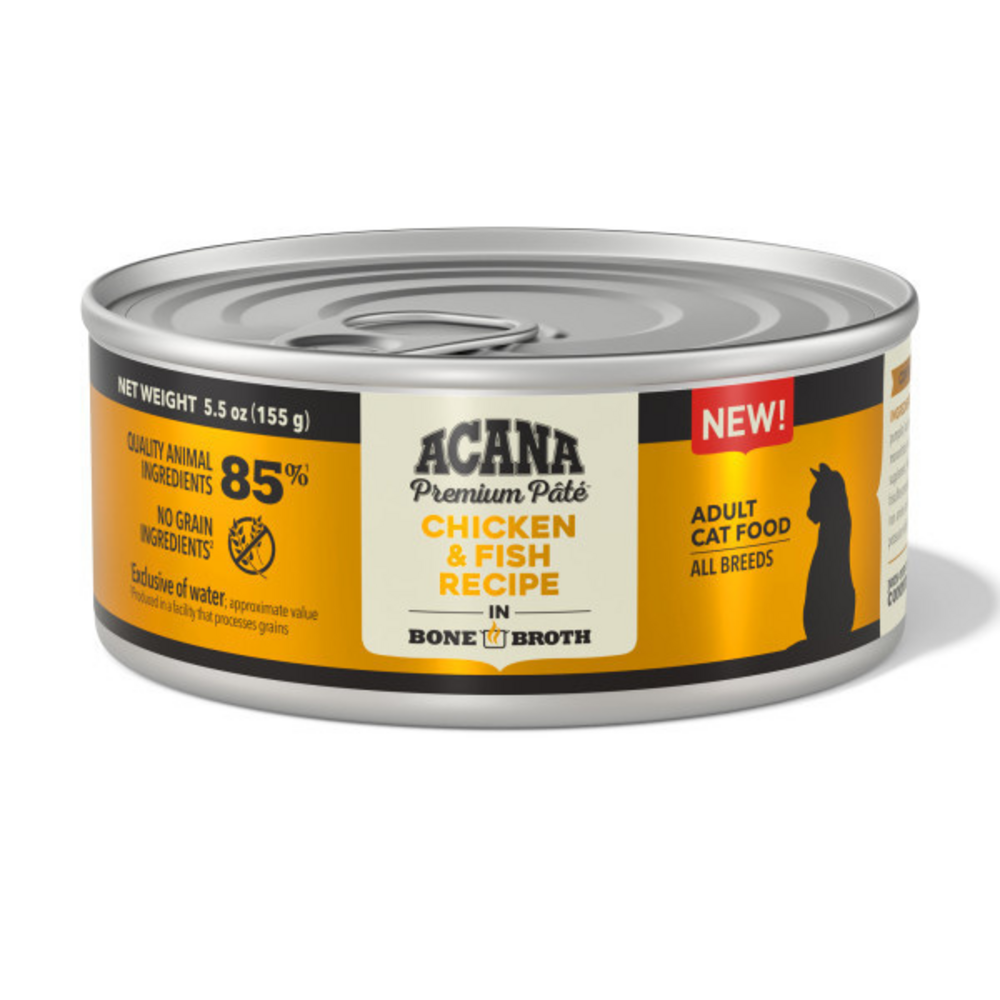 Acana Premium Pt Canned Cat Food Chicken & Fish