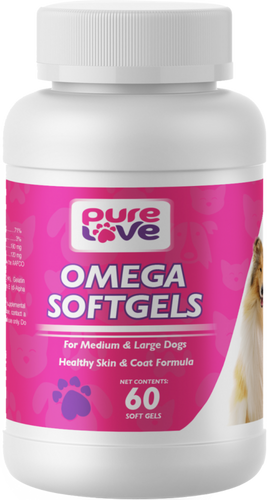 Pure Love Omega SoftGels for Medium and Large Dogs