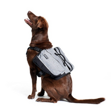 Load image into Gallery viewer, ZippyPaws Adventure Gear Graphite Backpack For Dogs