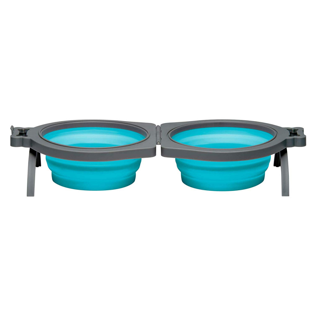 
                  
                    Loving Pets Blue Bella Roma Travel Double Diner Bowl
                  
                