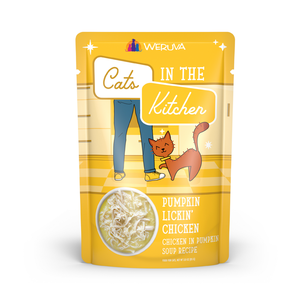 
                  
                    Weruva Cats In the Kitchen Pumpkin Lickin Chicken Pouches Wet Cat Food
                  
                