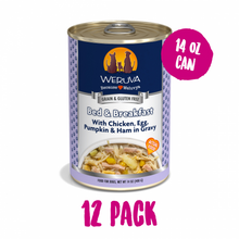 Load image into Gallery viewer, Weruva Bed &amp; Breakfast with Chicken, Egg, Pumpkin &amp; Ham in Gravy Canned Dog Food