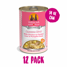 Load image into Gallery viewer, Weruva Amazon Liver with Chicken, Chicken Liver &amp; Pumpkin Soup Canned Dog Food